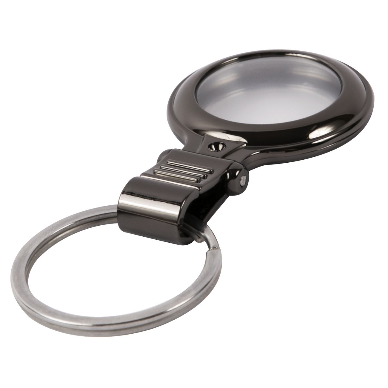 Чехол-брелок для AirTag Red Line металл черный