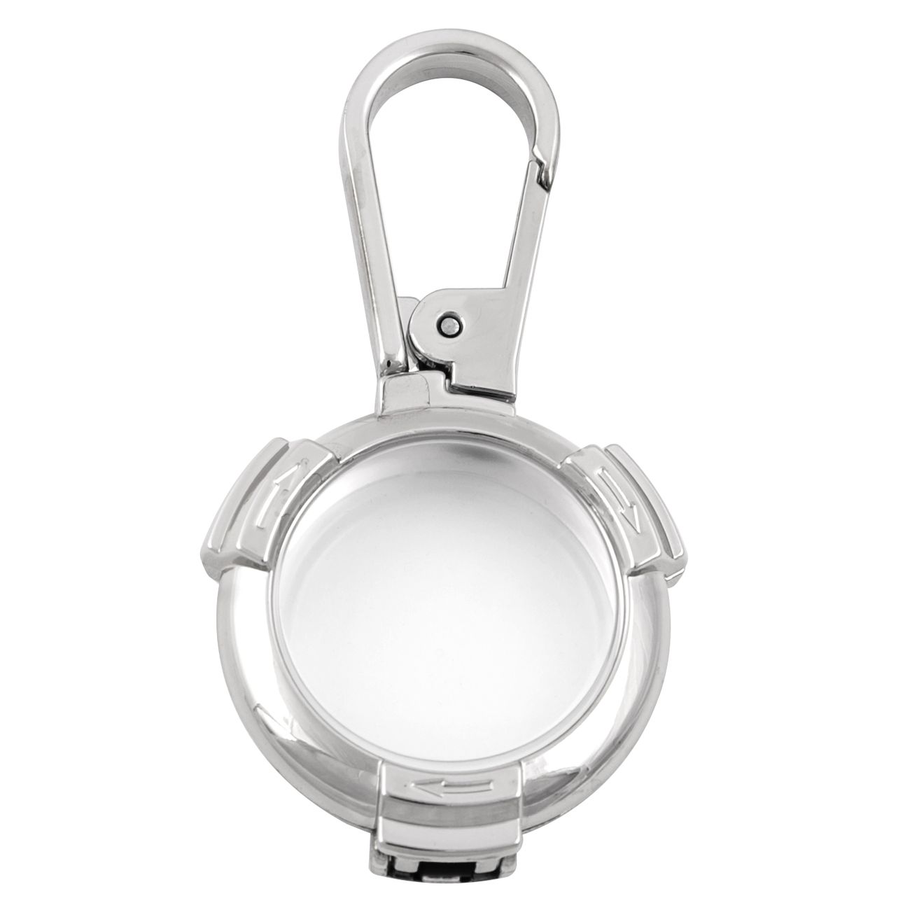 Чехол-брелок для AirTag Red Line металл серебристый