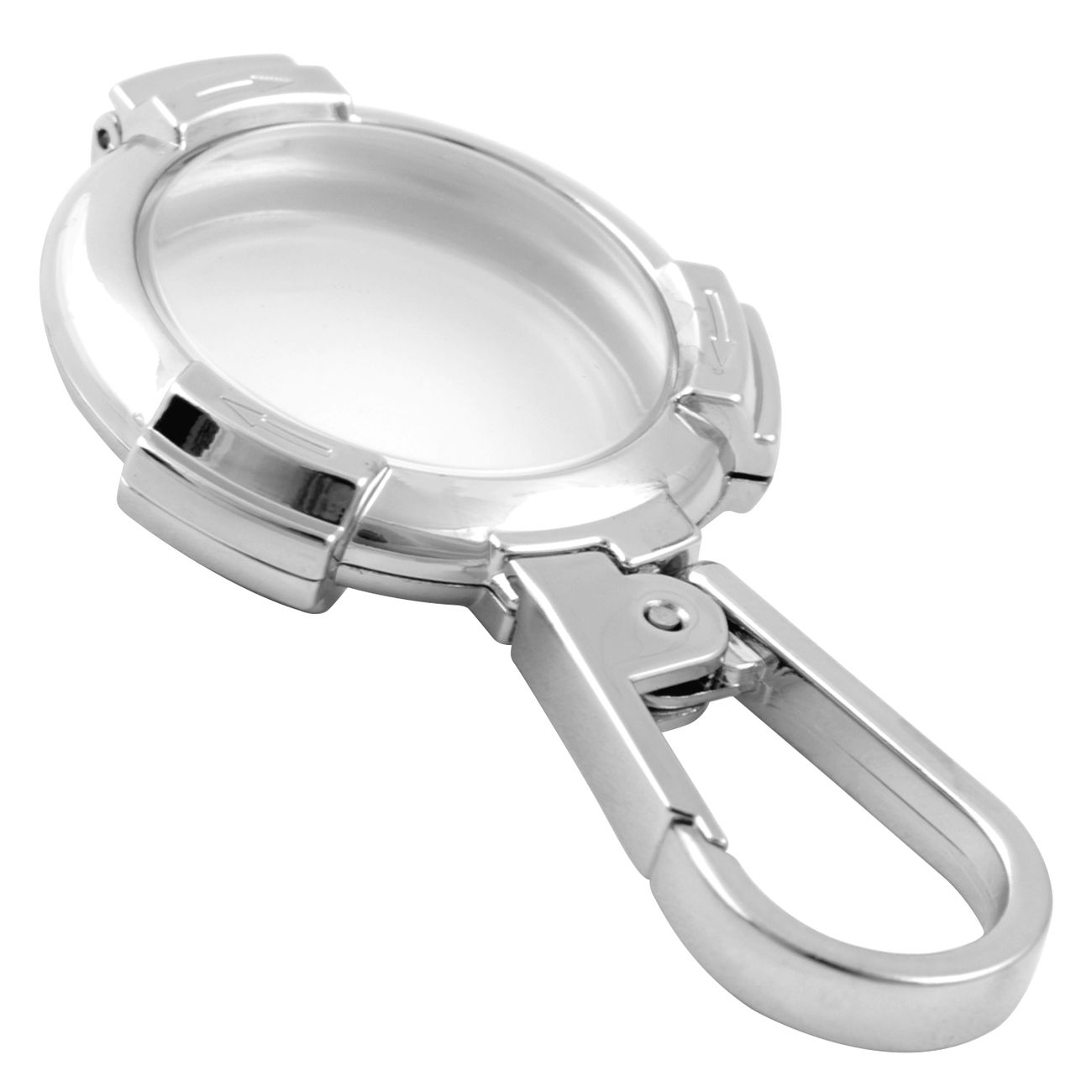 Чехол-брелок для AirTag Red Line металл серебристый