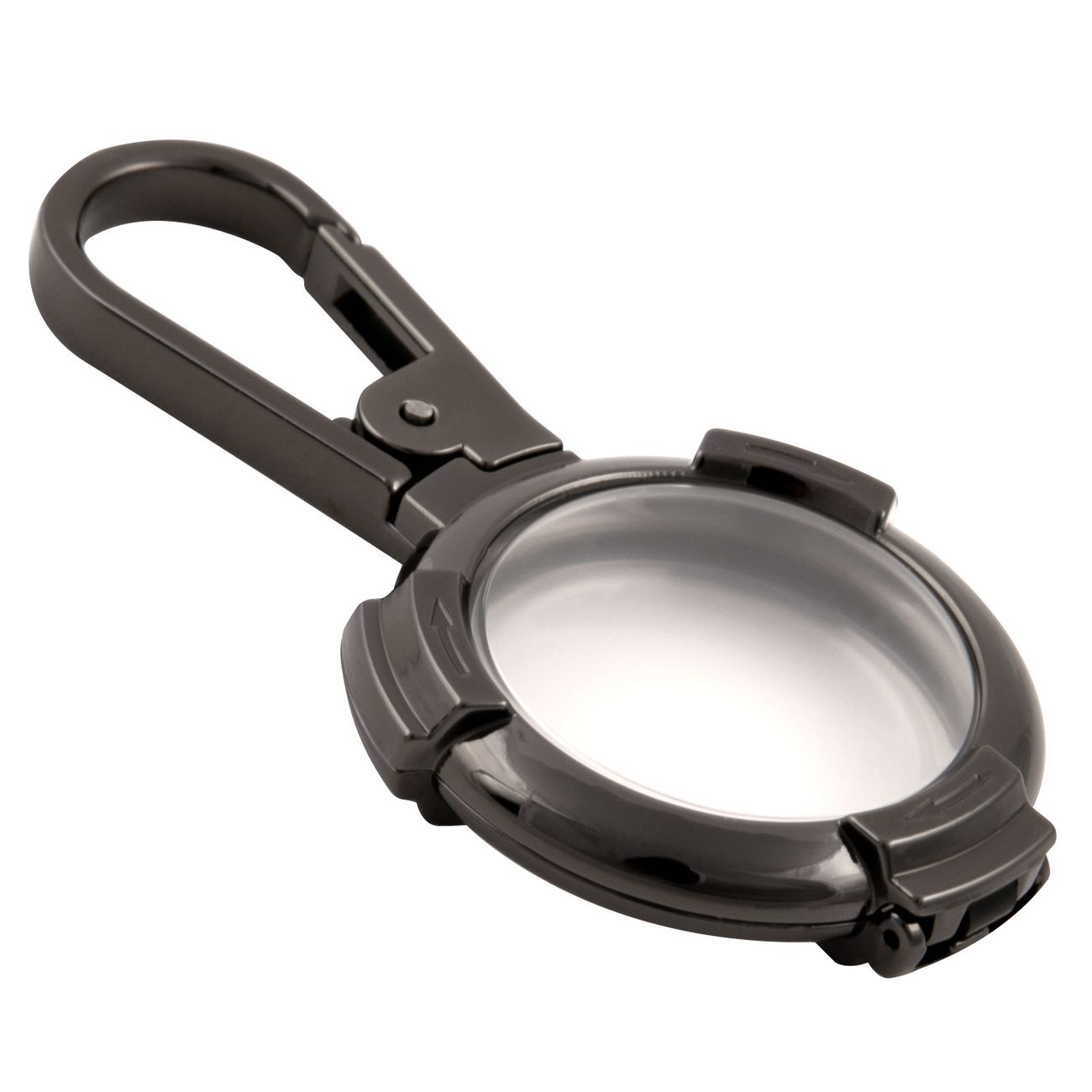 Чехол-брелок для AirTag Red Line металл черный