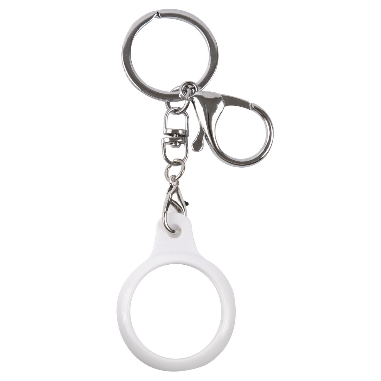 Чехол-брелок для AirTag Red Line TPU белый