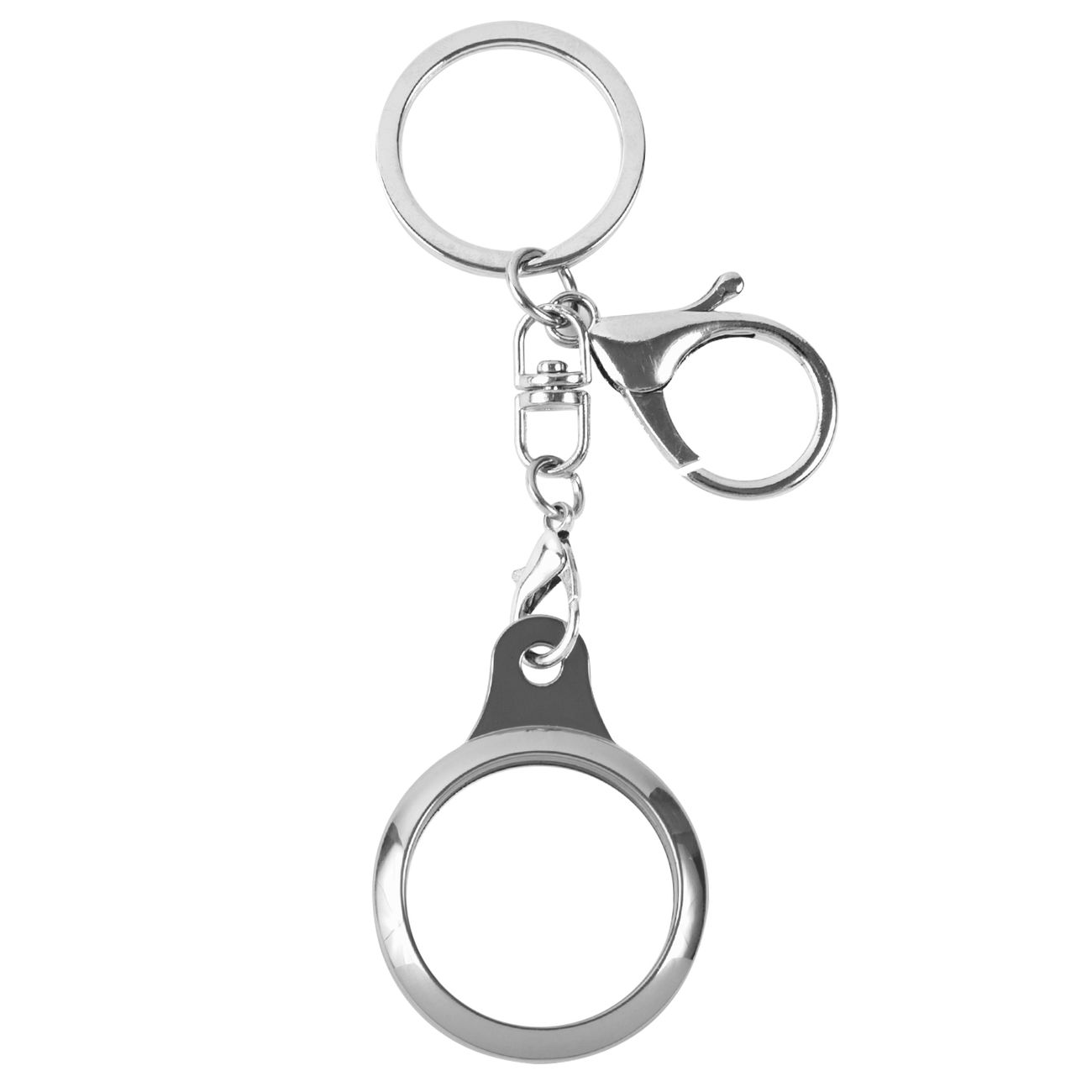 Чехол-брелок для AirTag Red Line TPU серебристый фото