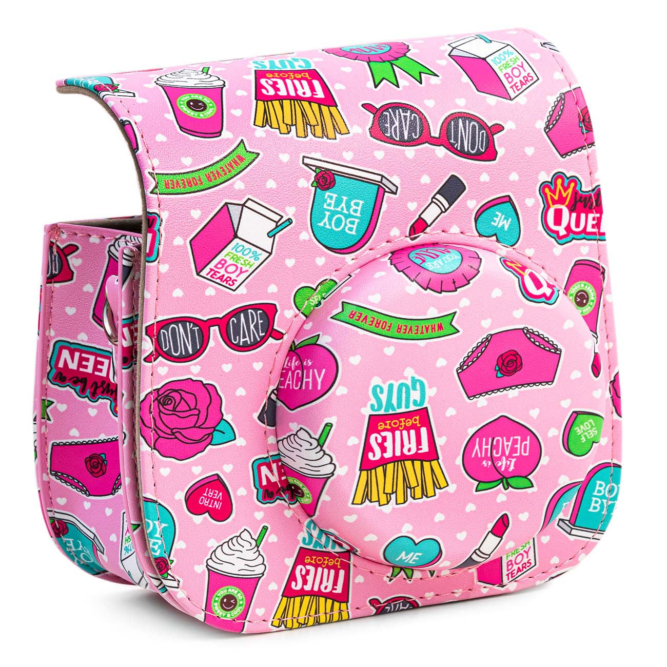 Чехол CAIUL для Instax Mini 11 Girl Life Pink