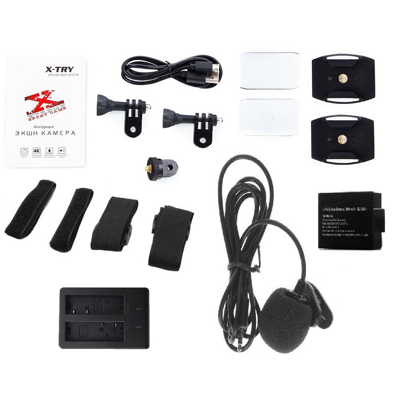 Видеокамера экшн X-TRY XTC186 EMR MAXIMAL 4K WiFi