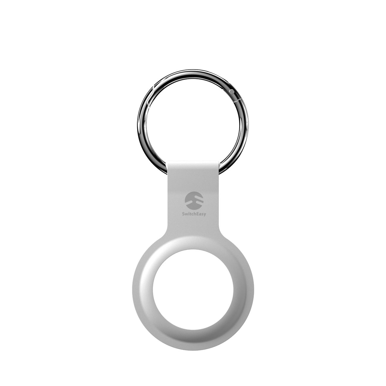 Чехол-брелок для AirTag SwitchEasy Skin белый