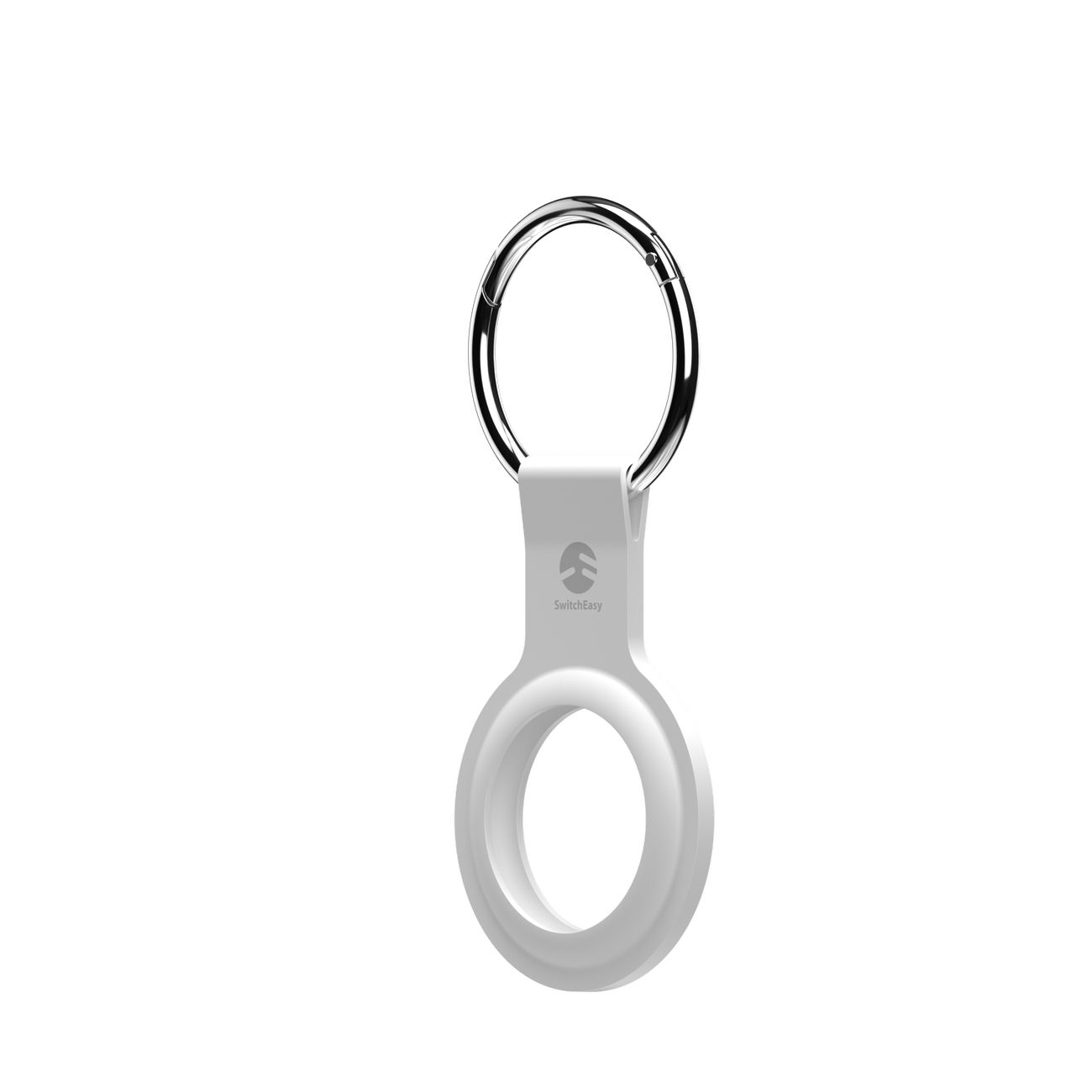 Чехол-брелок для AirTag SwitchEasy Skin белый