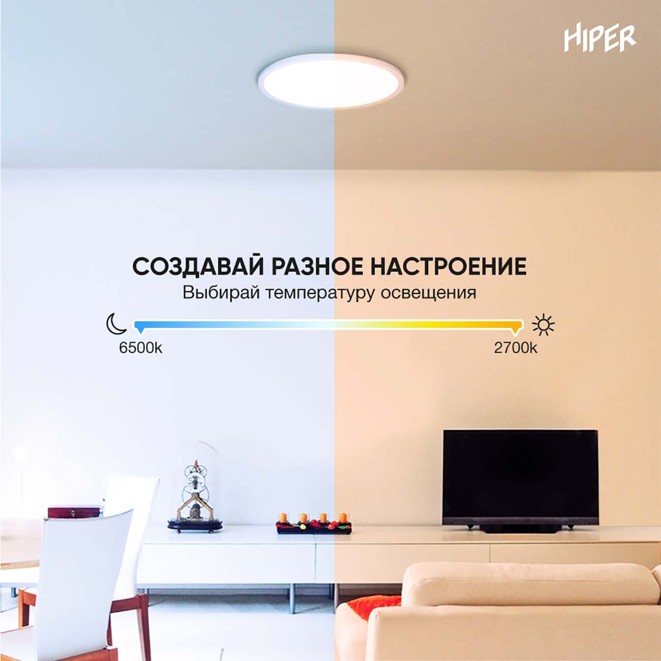 Умная лампа HIPER IoT DL442