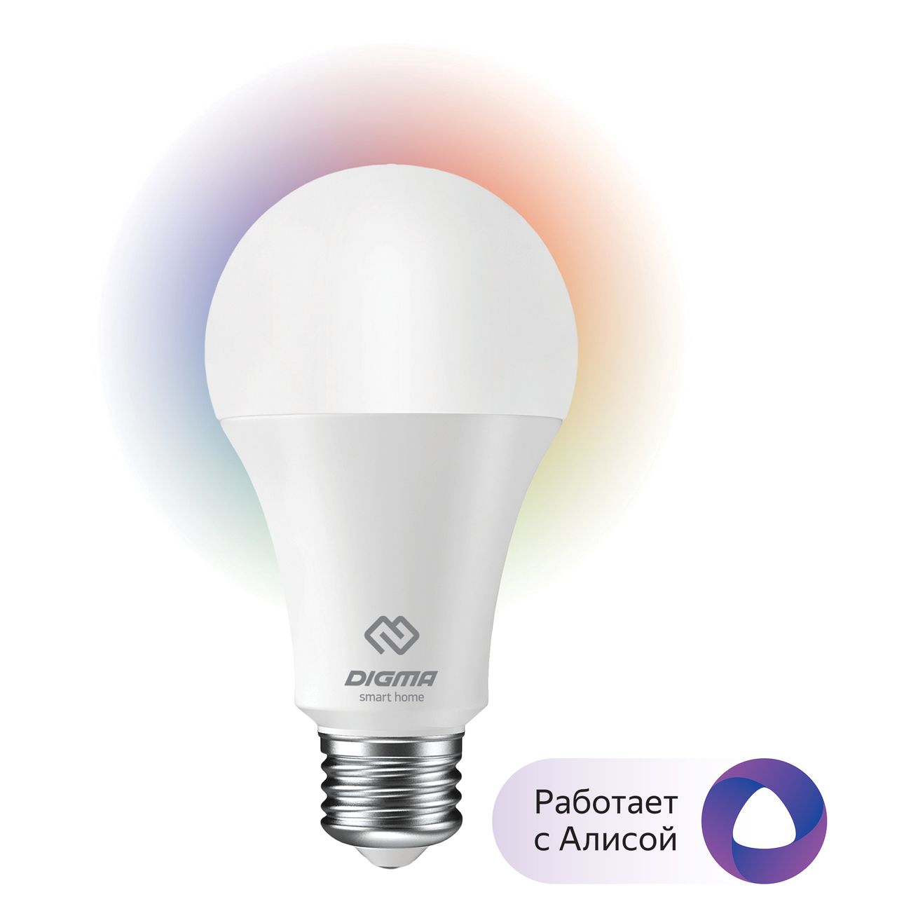 Умная лампочка Digma DiLight E27 N1 RGB