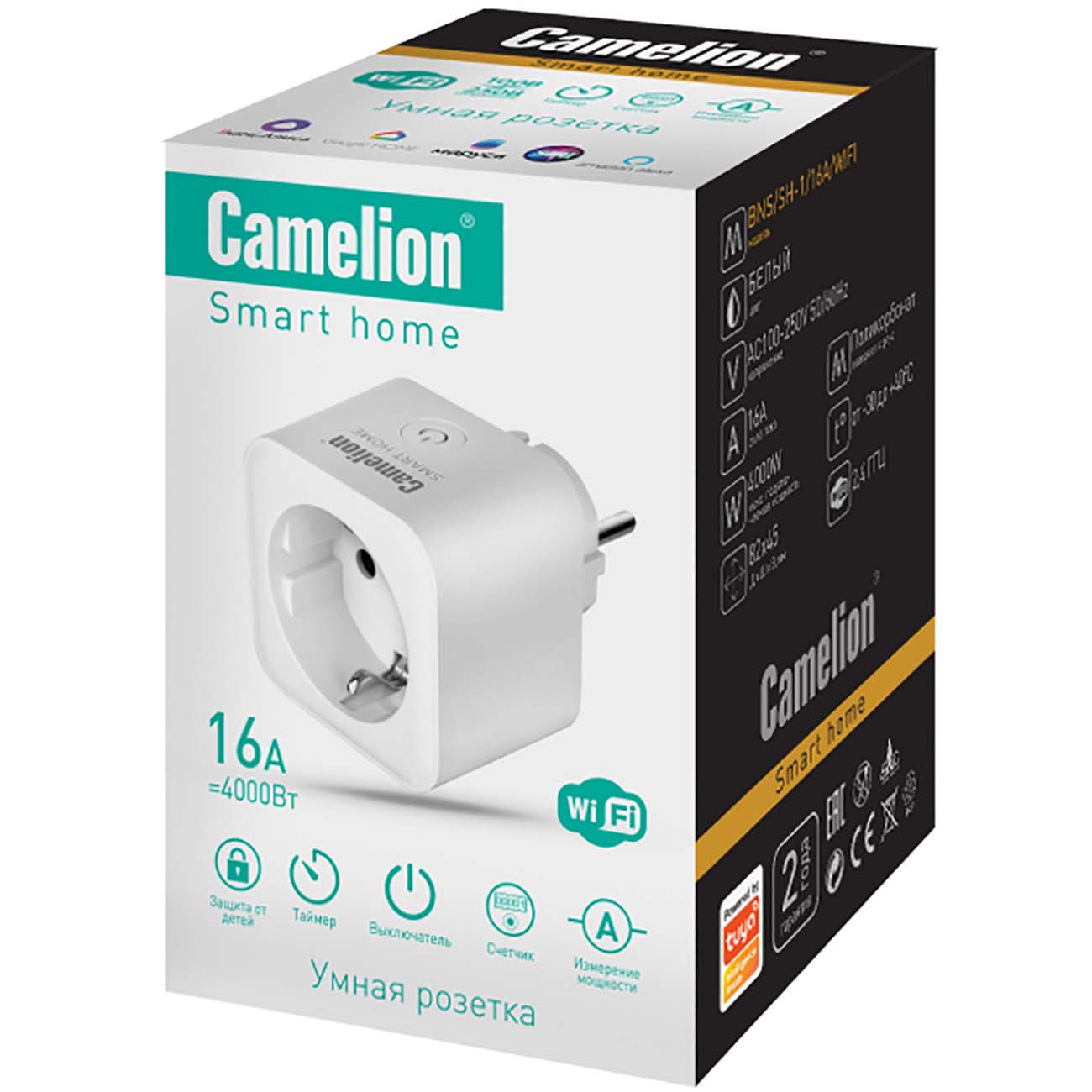 Умная розетка Camelion BNS/SH-1/16A/WIFI