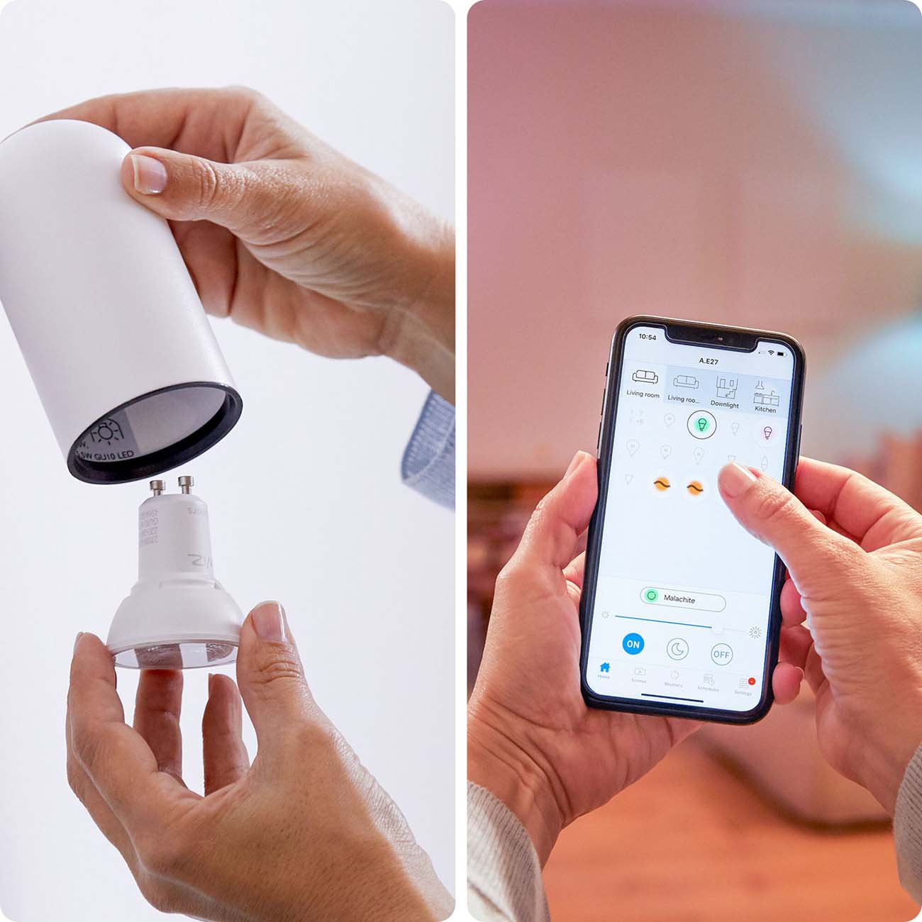 Умная лампочка WiZ Wi-Fi BLE 50W PAR16, GU10 (929002448302)