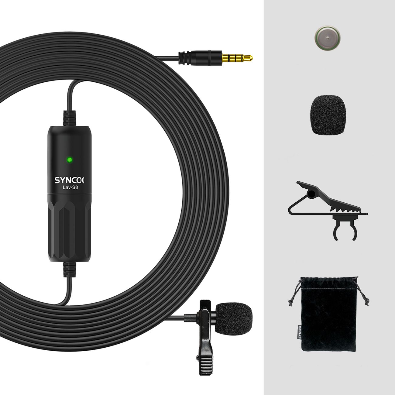 Микрофон петличный SYNCO S8