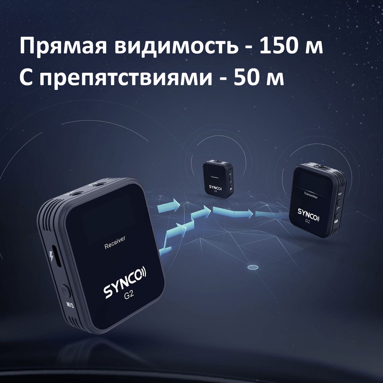 Беспроводной микрофон SYNCO G2A2