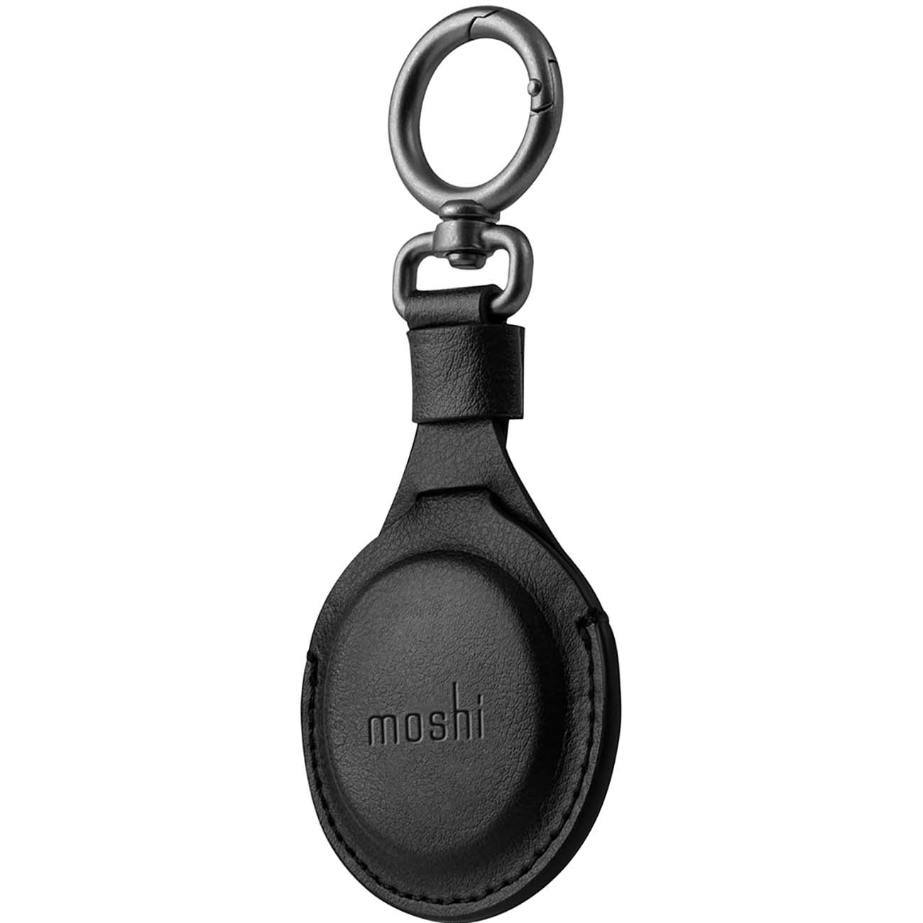 Чехол-брелок для AirTag Moshi черный
