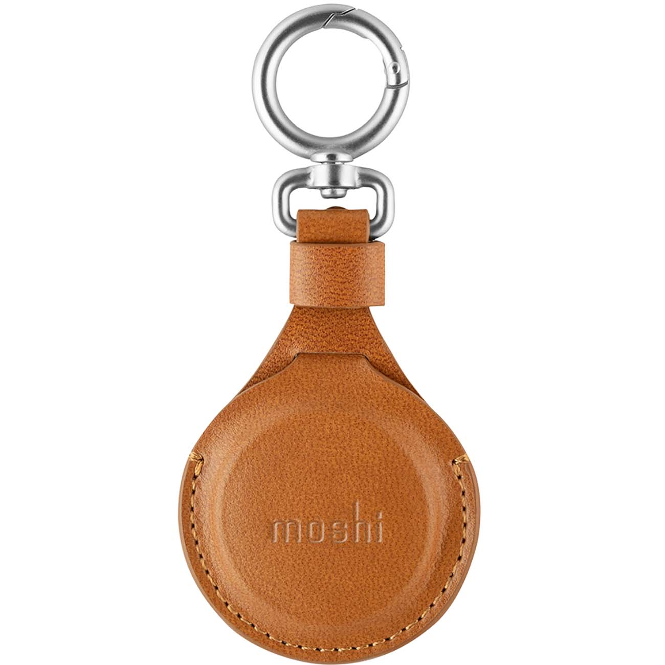 Чехол-брелок для AirTag Moshi коричневый