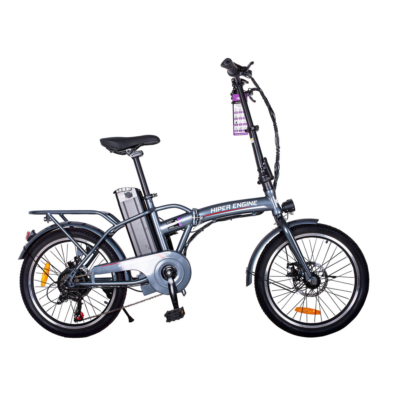 Электрический велосипед HIPER Engine BF203 Space Gray