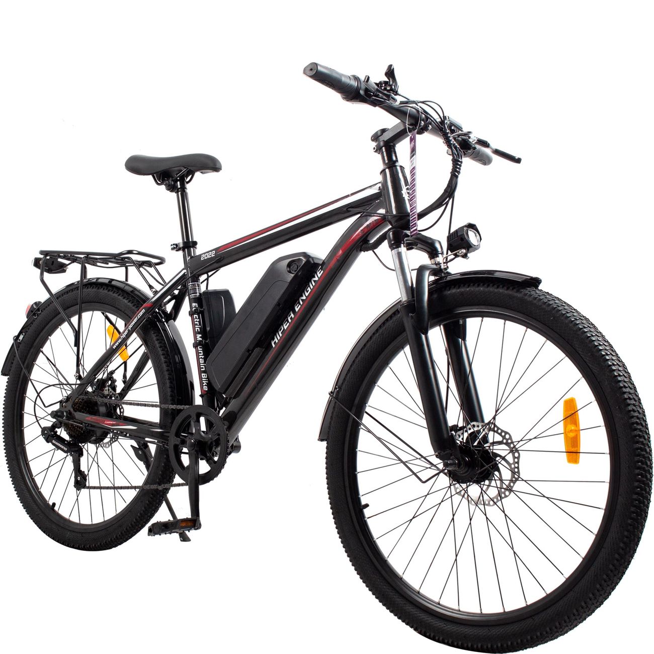 Электрический велосипед HIPER Engine MTB S1 графитовый