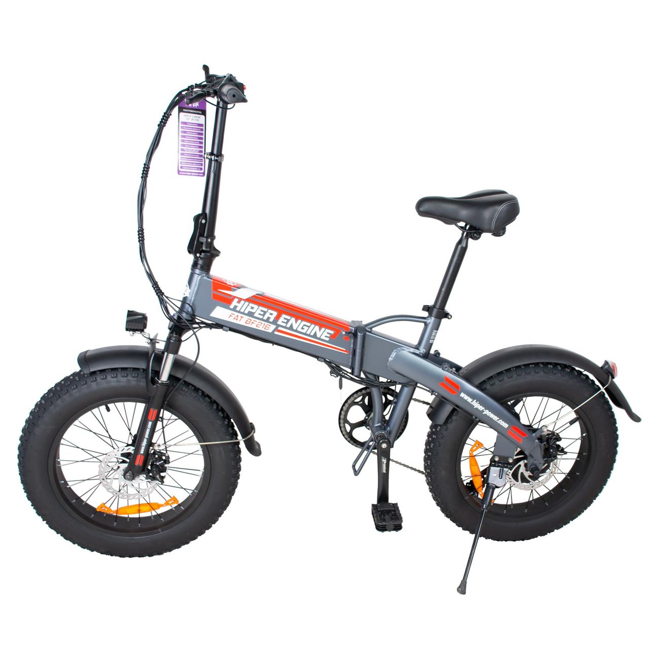 Электрический велосипед HIPER Engine Fat BF216 Space Gray