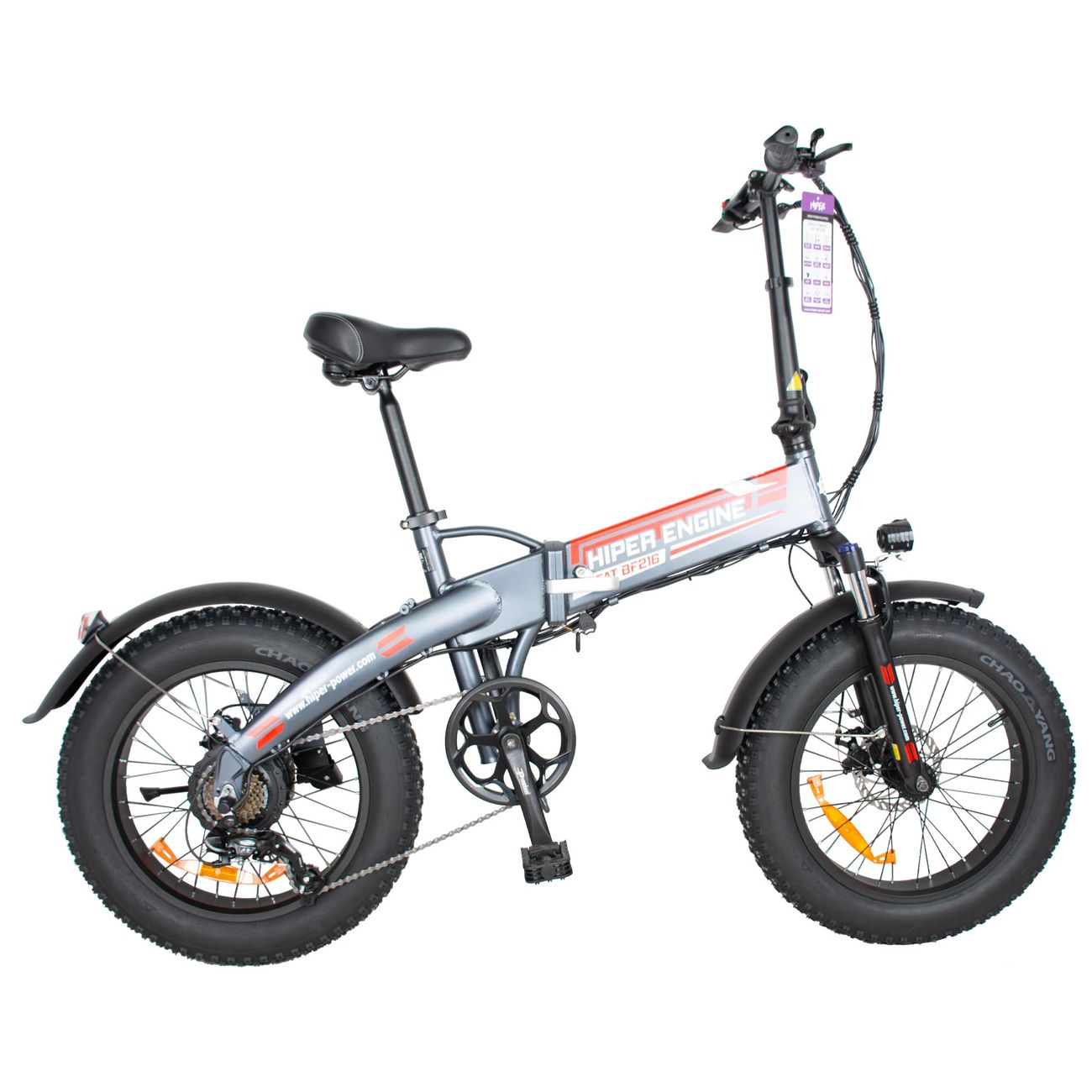 Электрический велосипед HIPER Engine Fat BF216 Space Gray