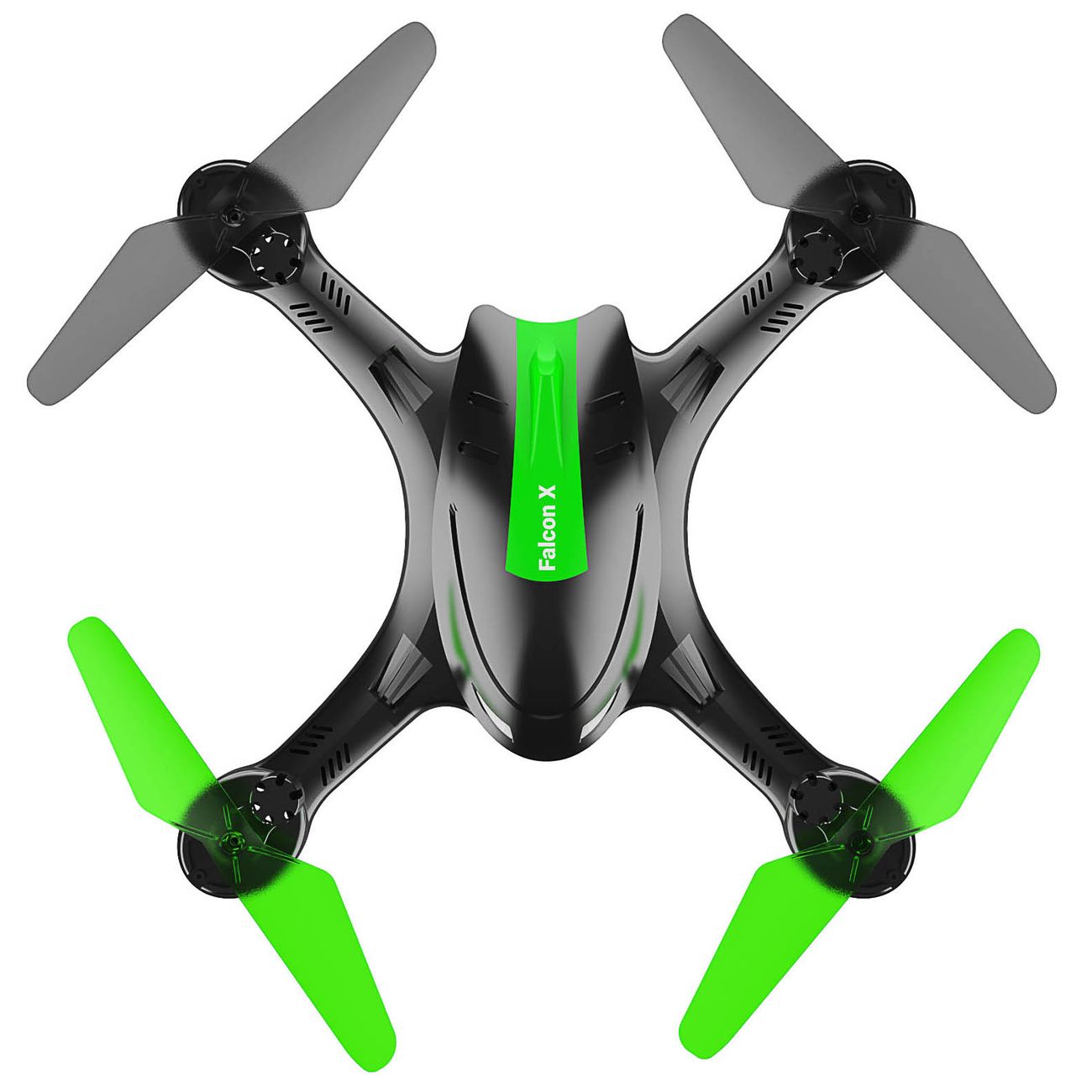 Радиоуправляемый квадрокоптер HIPER HQT-0002 Falcon X Black/Green