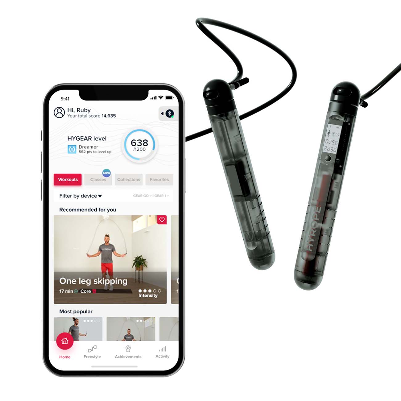 Умная скакалка HYGEAR Hyrope 1.0