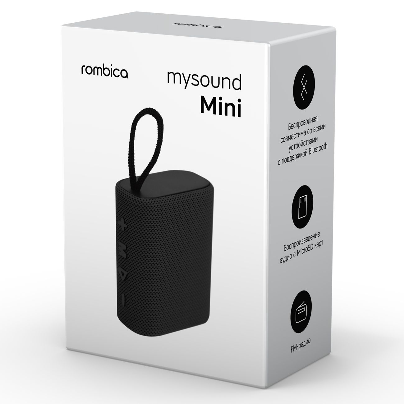 Беспроводная акустика Rombica mySound Mini черный