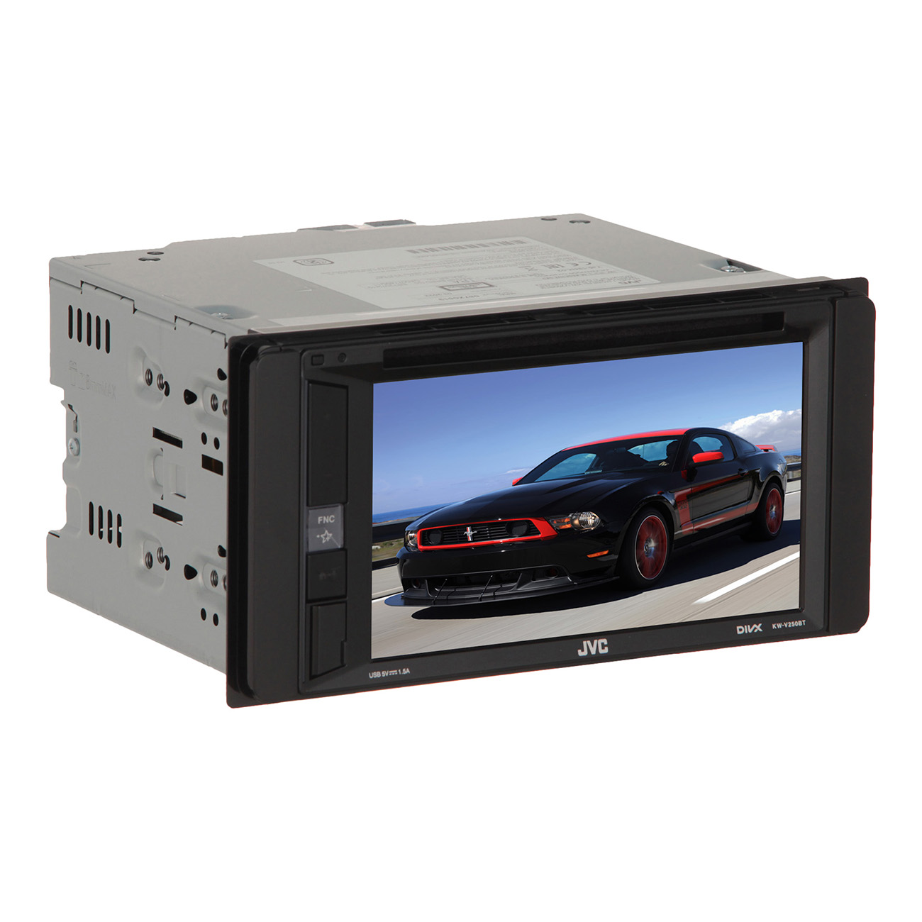 USB-автомагнитола c встроенным монитором JVC KW-V250BTM