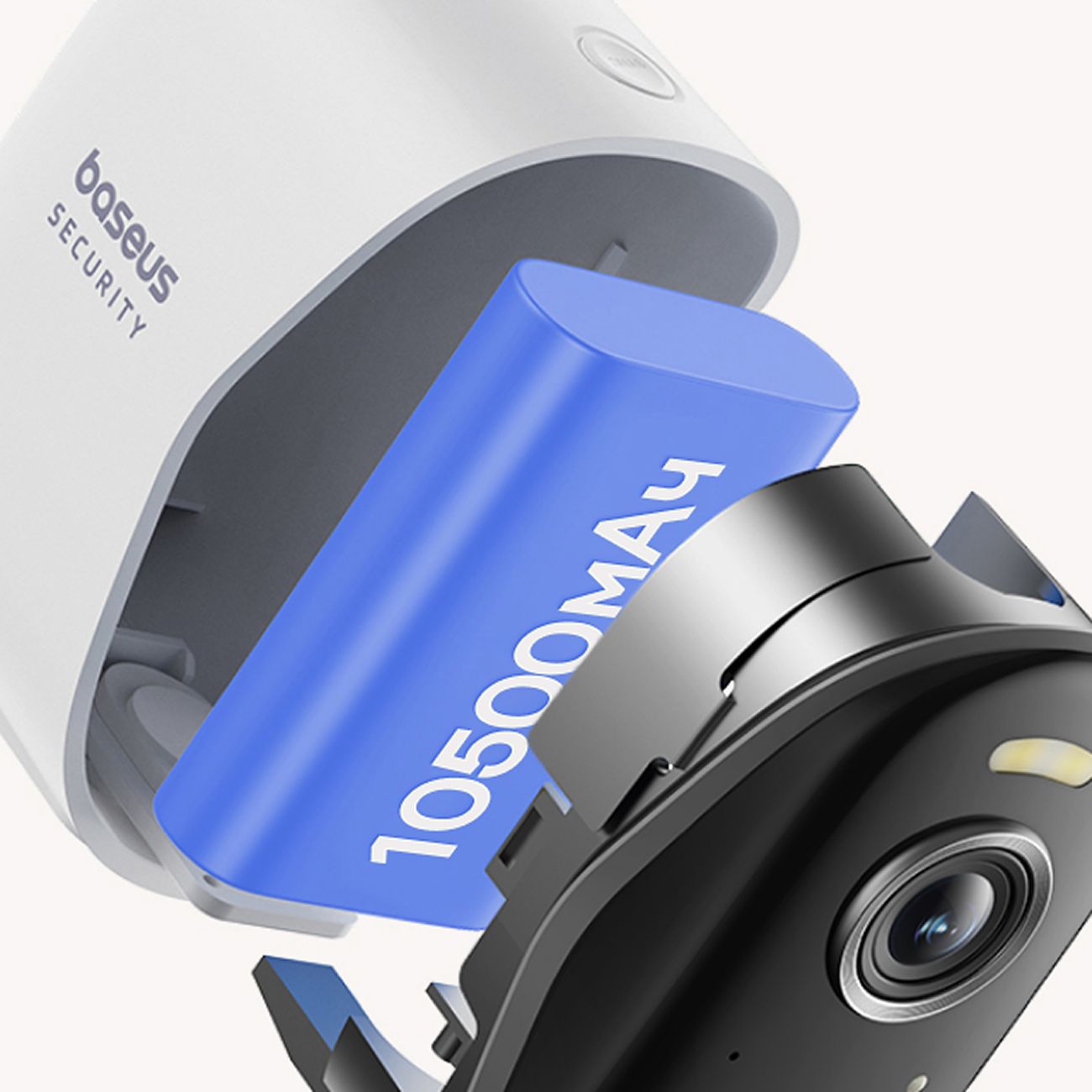 IP-камера Baseus Security N1 Plus Outdoor Camera 2K 4-Cam Kit Whit