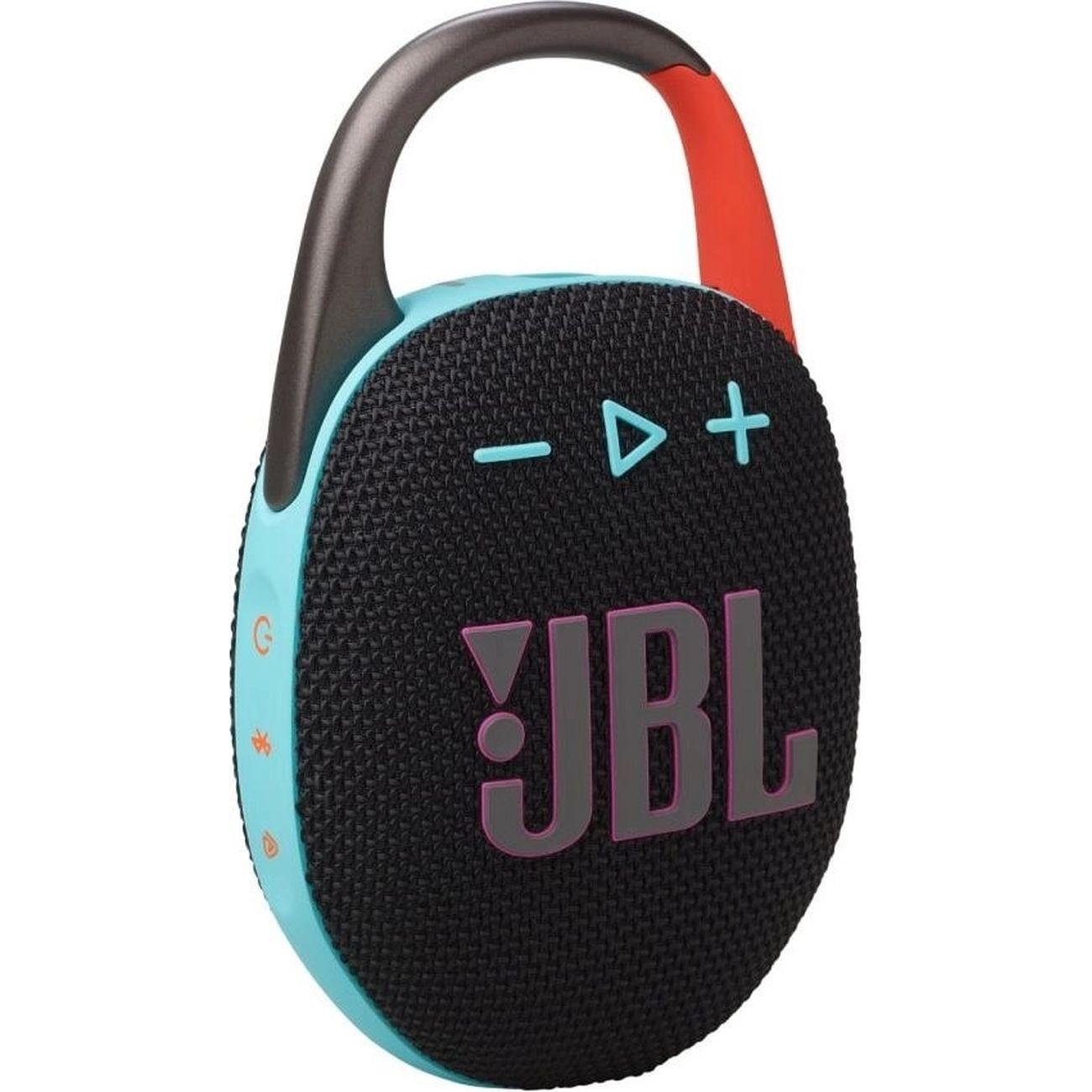 Беспроводная акустика JBL Clip 5 Black and Orange