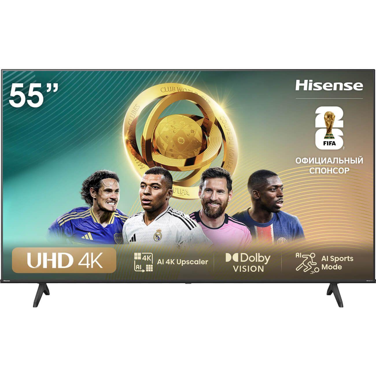 Восстановленный телевизор Hisense 55A6N, как новый