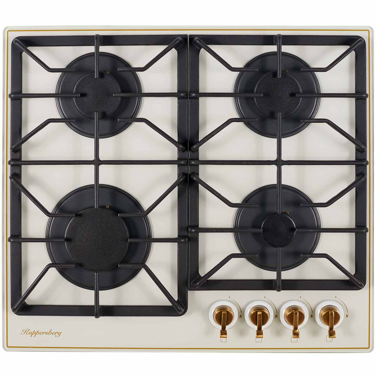 Встраиваемая газовая панель независимая Kuppersberg FQ663 C Bronze фото