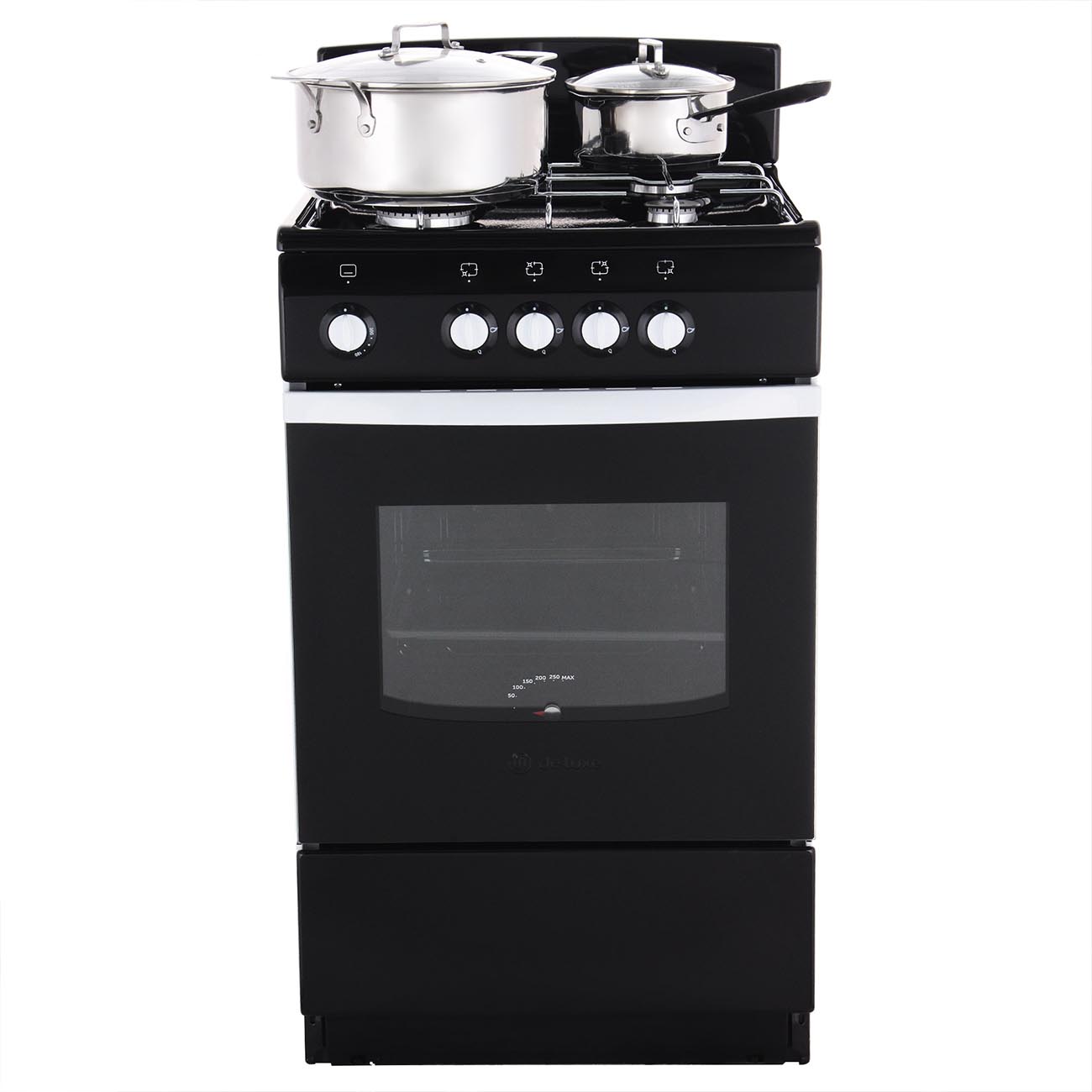 Газовая плита de luxe 5040.38Г(Щ)ЧЕРН.