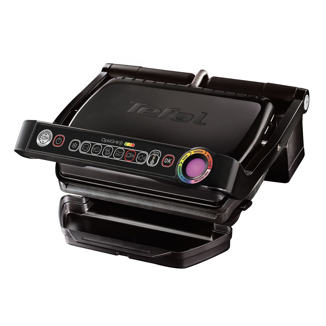 Электрогриль Tefal Optigrill+ GC712 черный фото