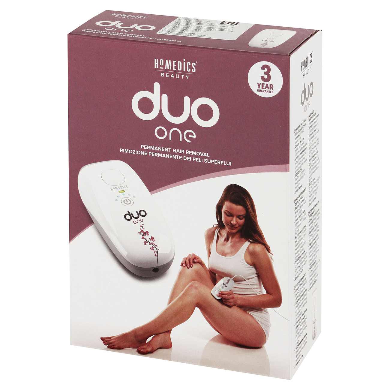 Фотоэпилятор Homedics IPL-HH190-EU Duo One