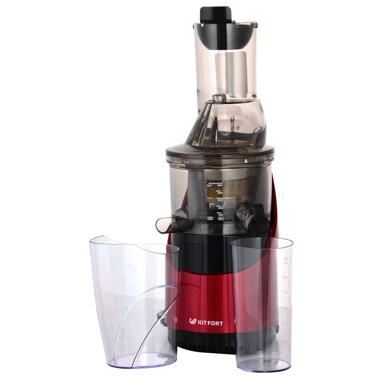 Соковыжималка шнековая Kitfort КТ-1106-1 красный