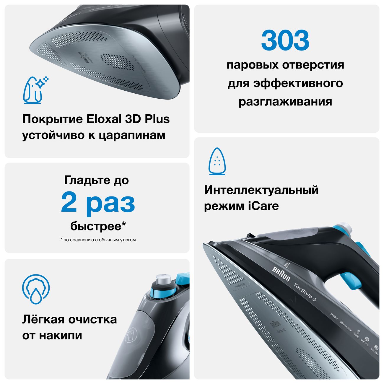 Утюг Braun 12790003-SI9188EBK