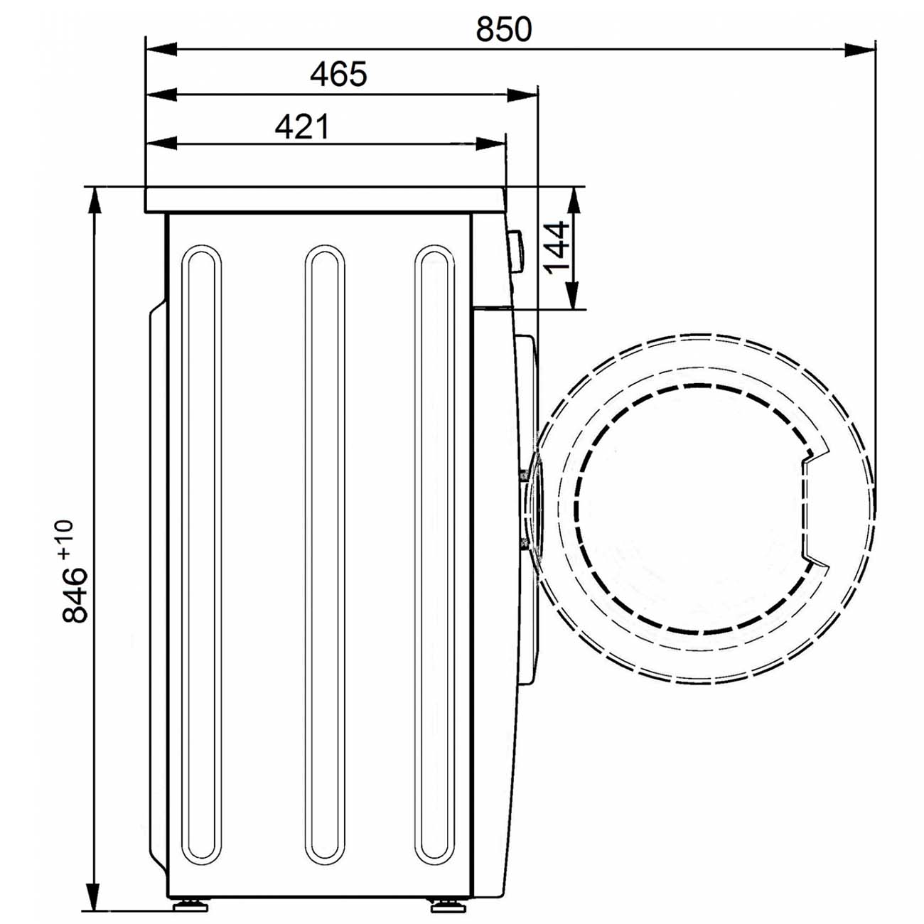 Стиральная машина узкая ATLANT СМА 50 У 87