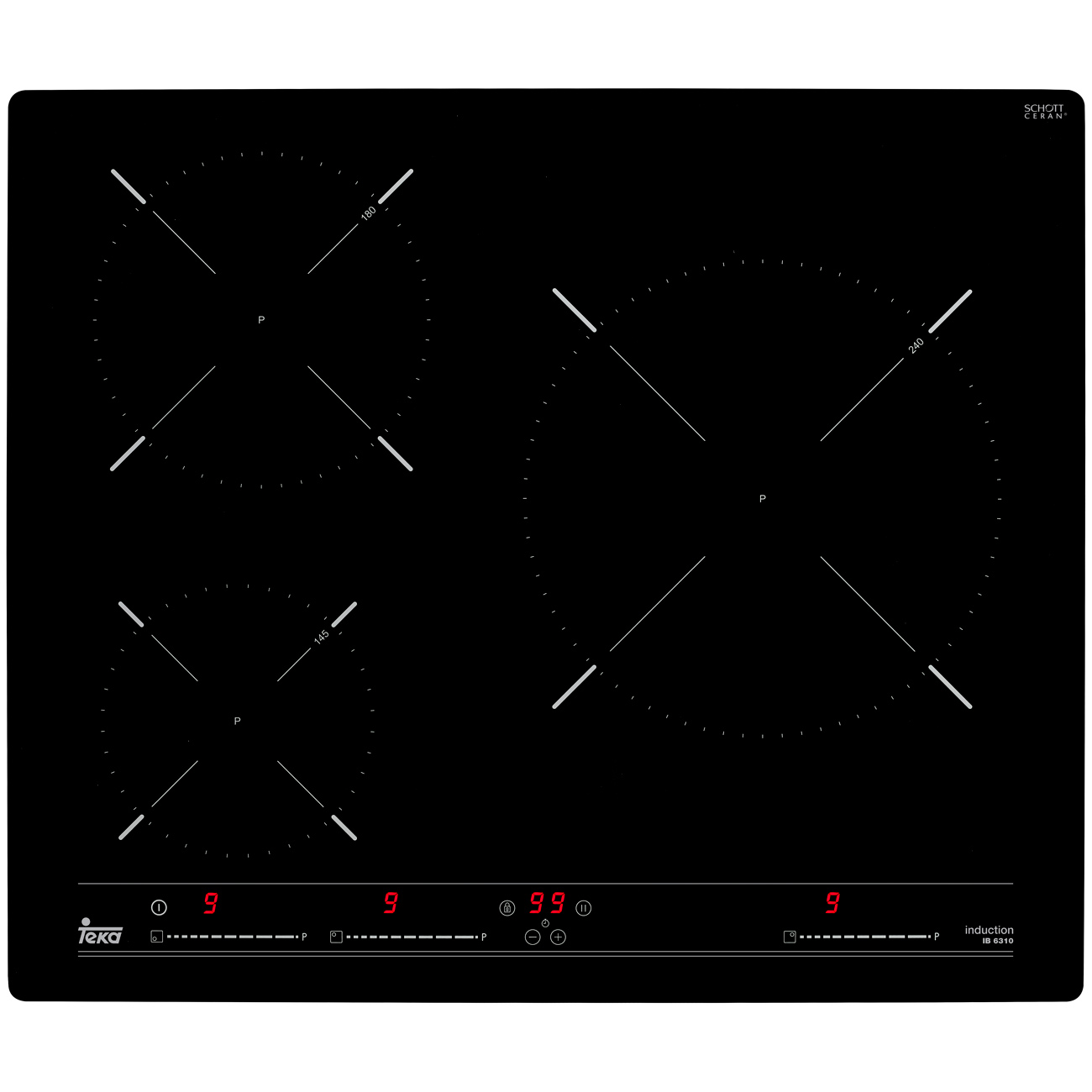 Встраиваемая индукционная панель независимая Teka IB 6310
