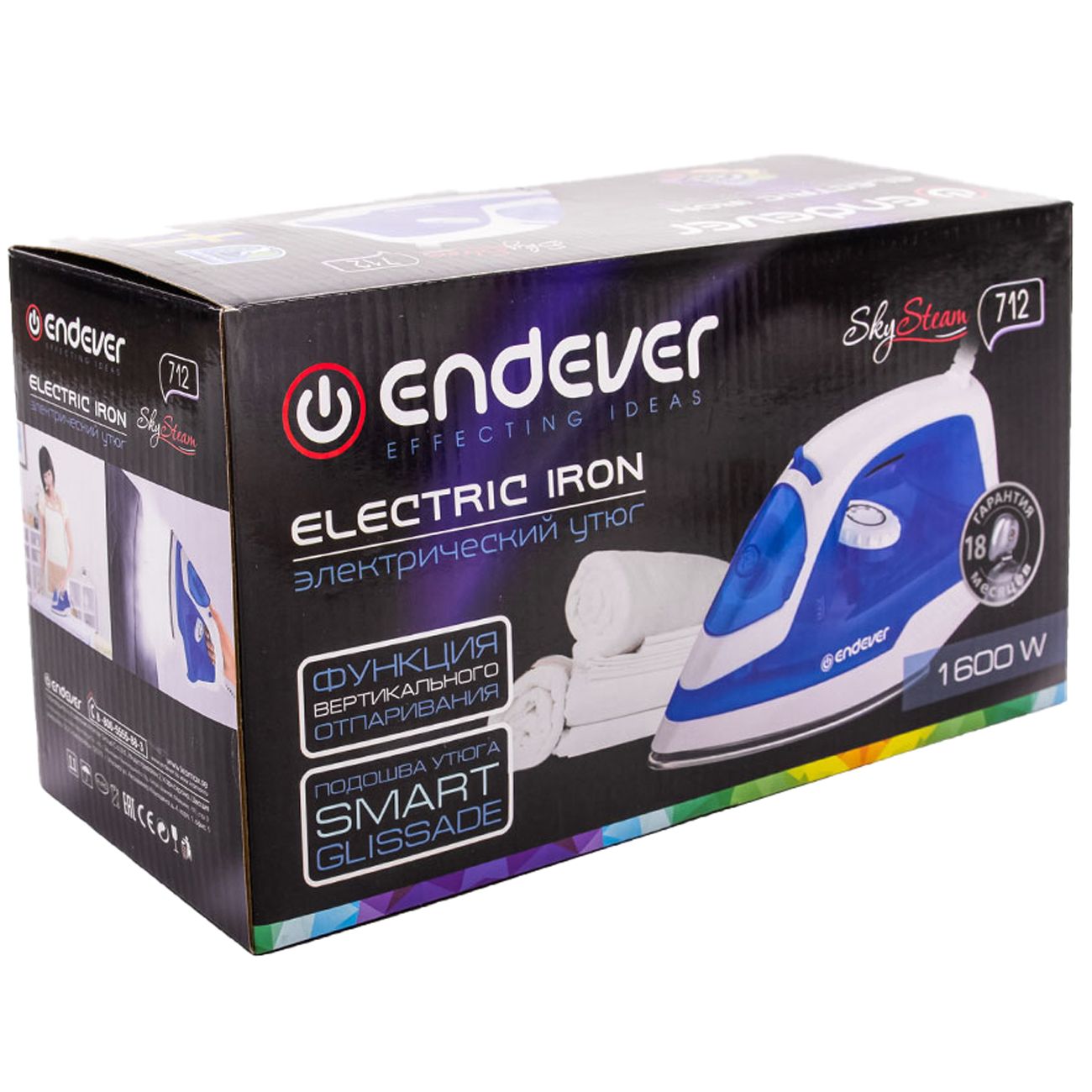 Утюг Endever SkySteam 712