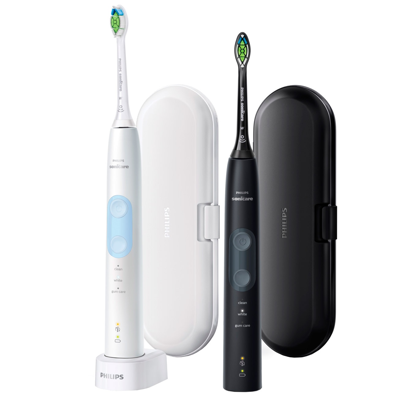 Набор электрических зубных щеток с дорожными футлярами Philips Sonicare ProtectiveClean HX6859/35 фото