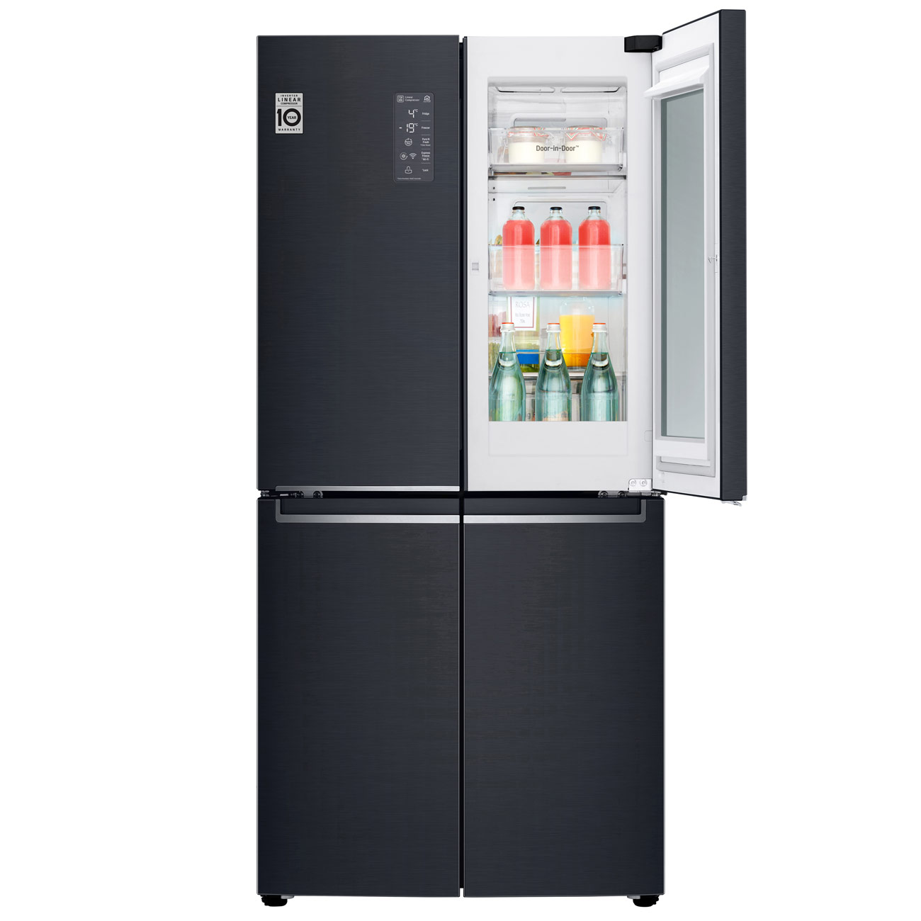 Холодильник многодверный LG InstaView GC-Q22FTBKL черный