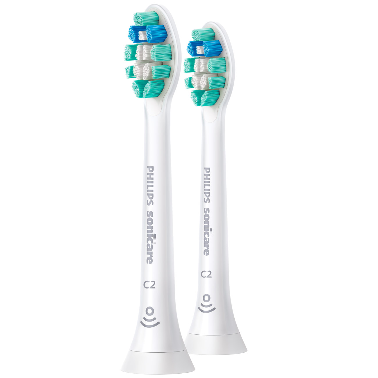 Насадки Philips Sonicare C2 Optimal Plaque Defence HX9022 для бережного удаления налёта (2 шт.) фото