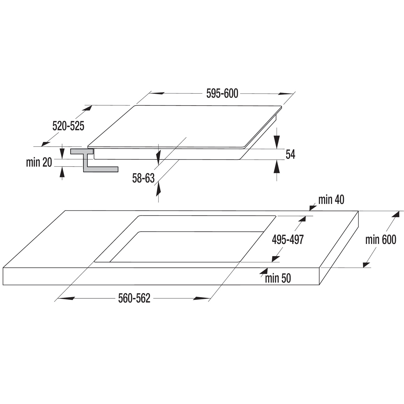 Встраиваемая индукционная панель независимая Gorenje IT640BX