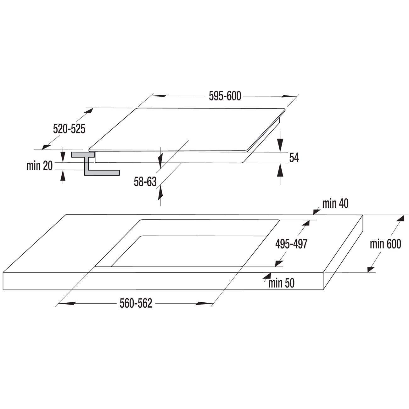 Встраиваемая индукционная панель независимая Gorenje IT640BCSC