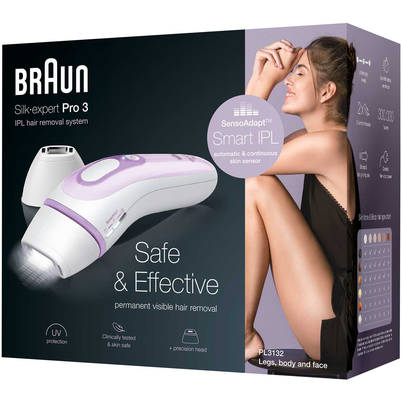 Фотоэпилятор Braun Silk-expert IPL Pro 3 PL3132