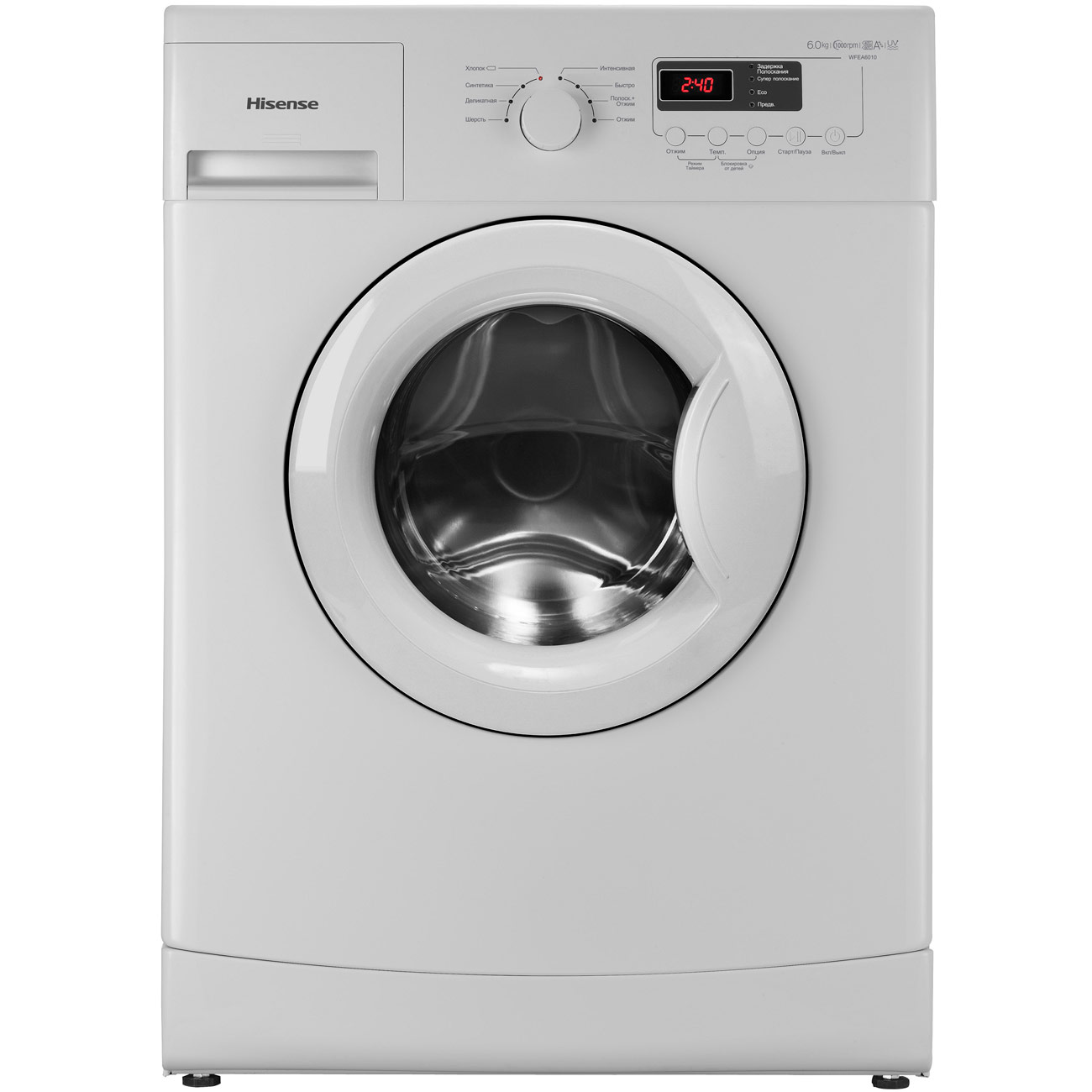 Стиральная машина узкая Hisense WFEA6010 фото