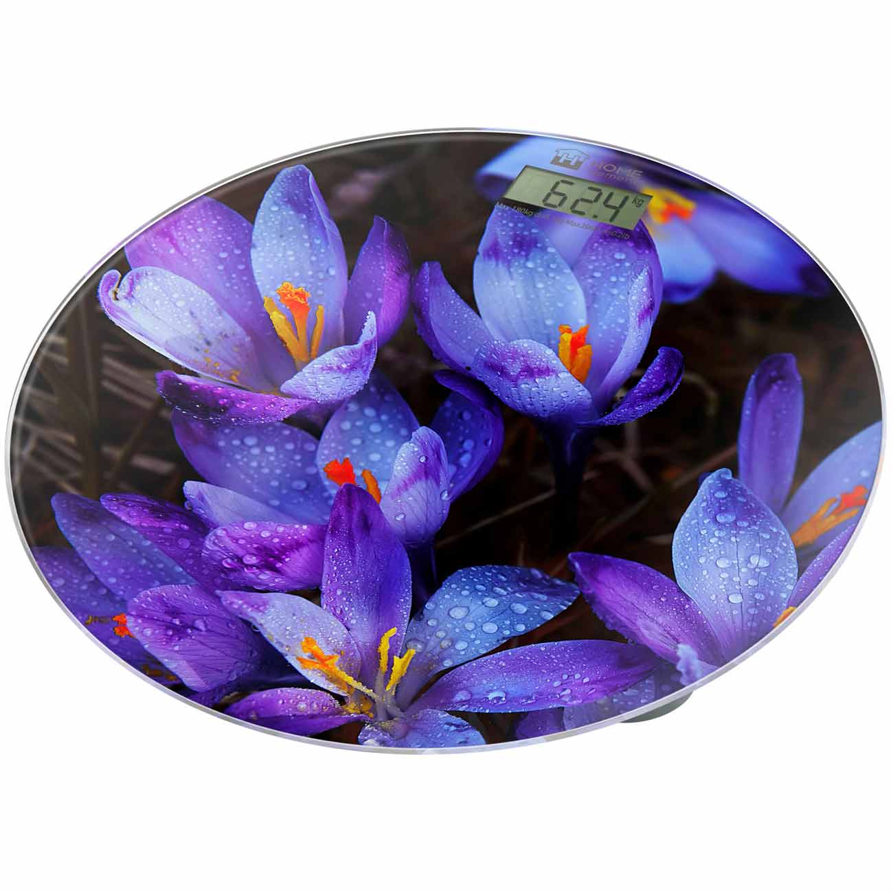 Весы напольные Home Element HE-SC908 синие крокусы