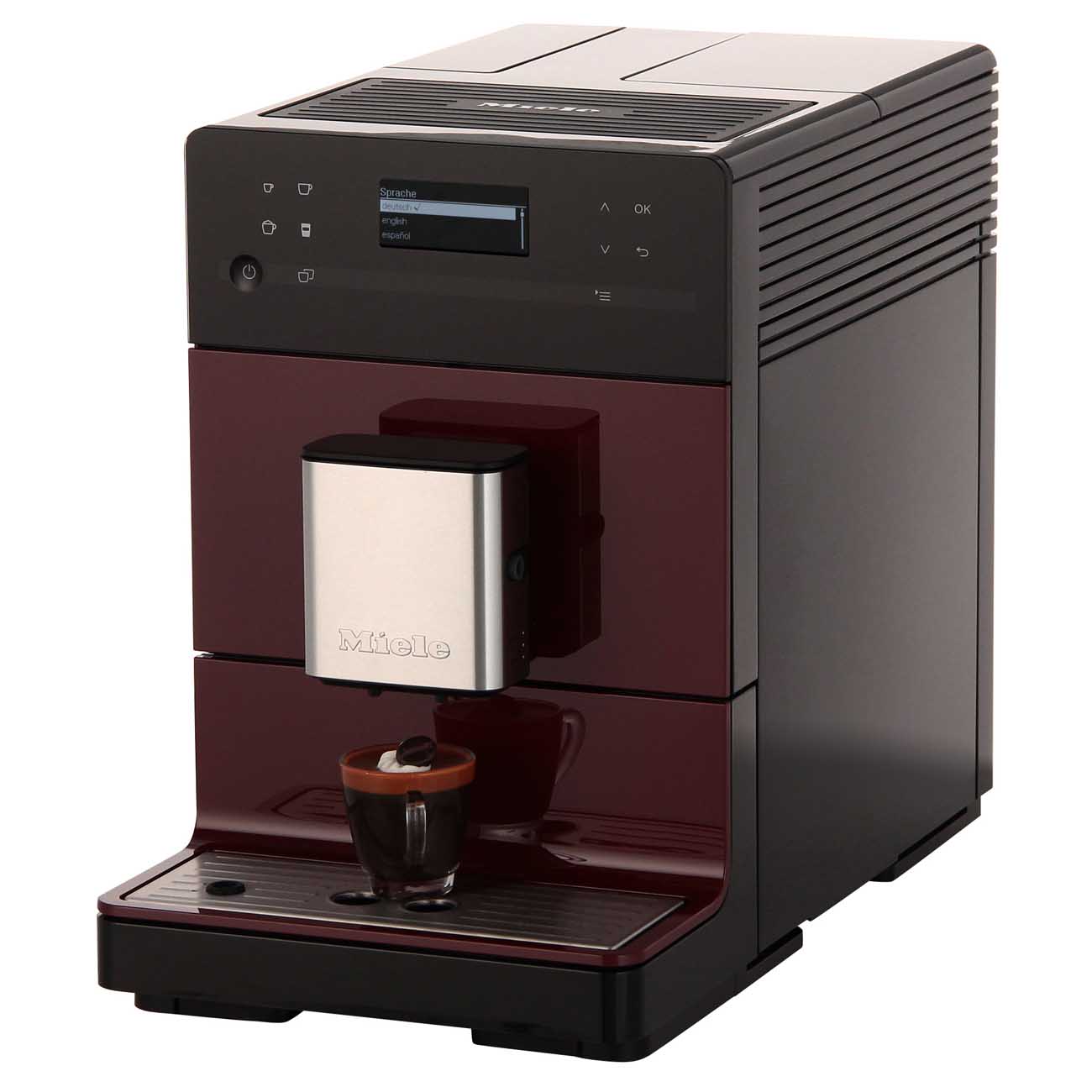 Кофемашина автоматическая Miele CM5300 BRRT ежевичный красный