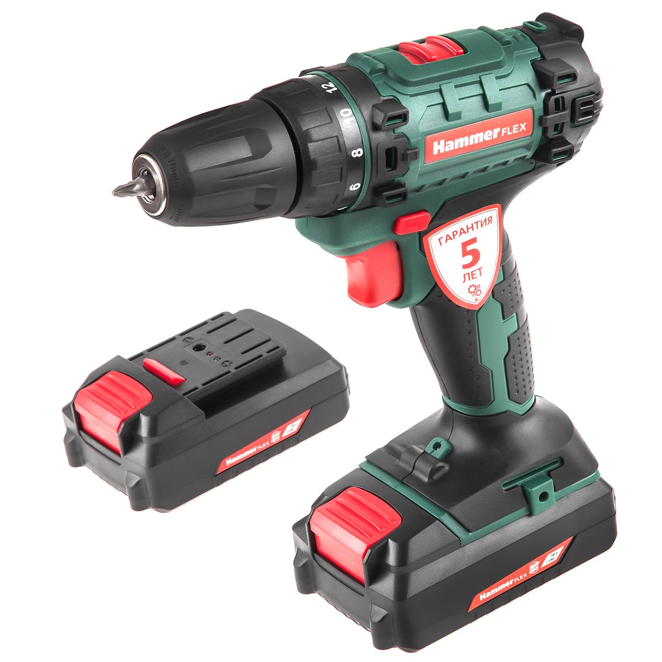 Шуруповерт аккумуляторный Hammer Flex ACD180Li (101-046)