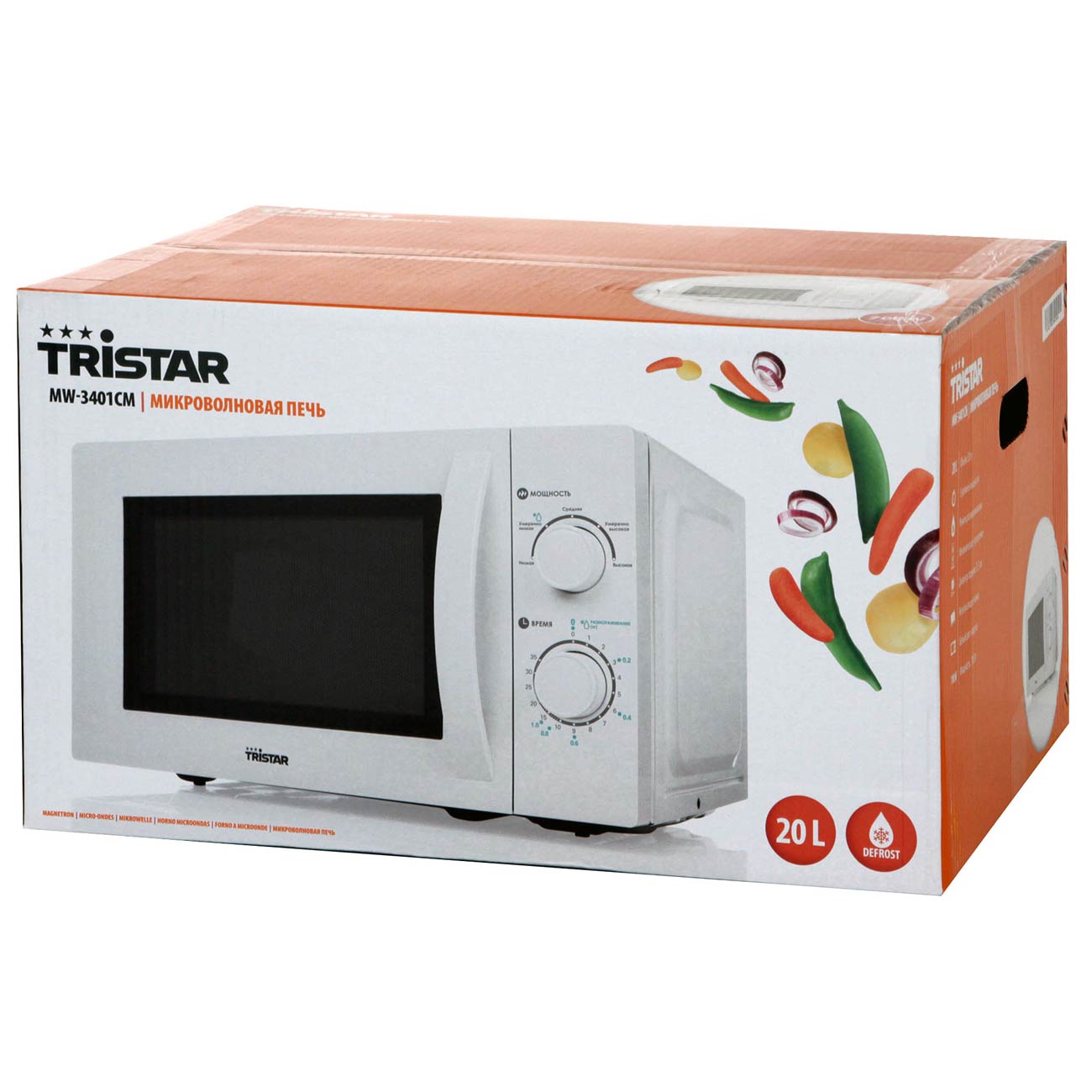 Микроволновая печь соло Tristar MW-3401