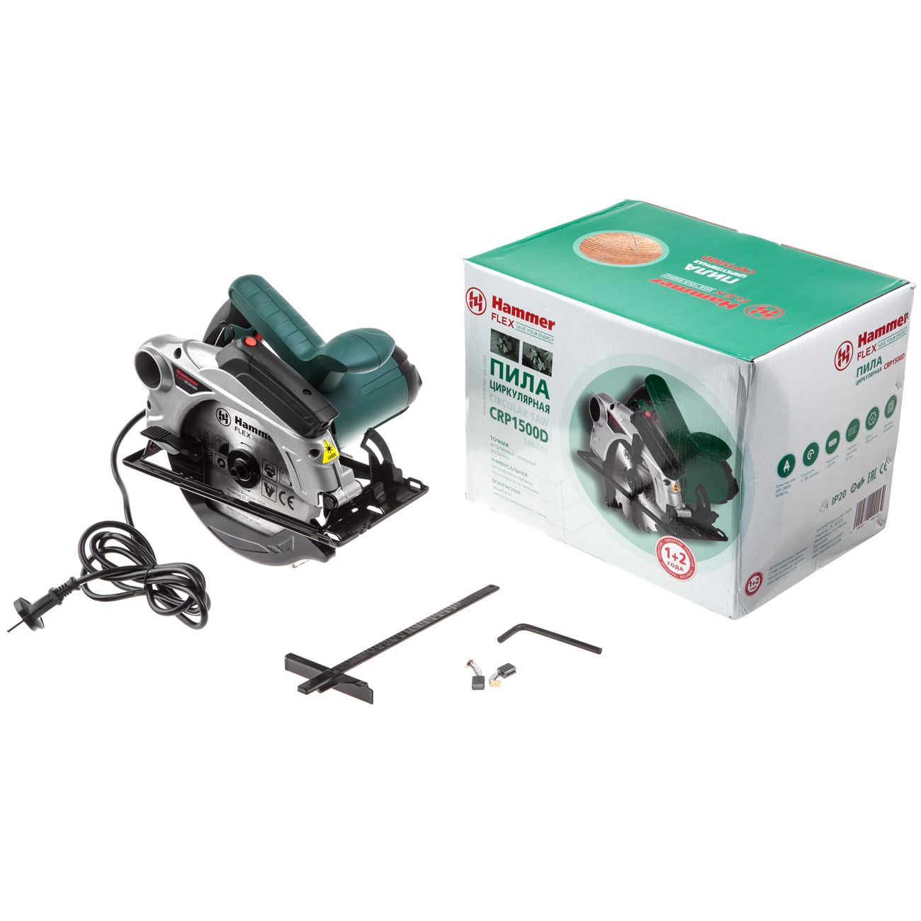 Электропила циркулярная Hammer Flex CRP1500D (140-016)